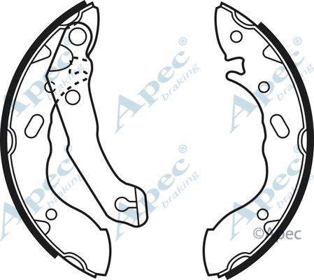 APEC BRAKING Piduriklotside komplekt SHU521